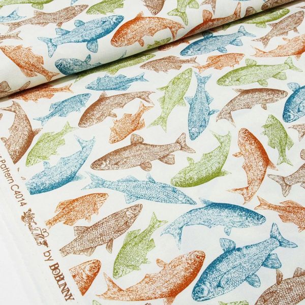 Baumwolle Fische - Riley Blake Trail Mix
