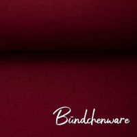 Bündchen glatt im Schlauch bordeaux rot - HEIKE von Swafing Bündchen glatt im Schlauch bordeaux rot - HEIKE von Swafing