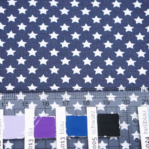 Jersey kleine Sterne dunkelgrau – Baumwolljersey mini stars grey BIPP Design Sky