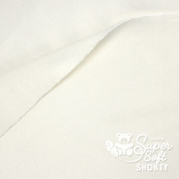 Kullaloo Plüsch SuperSoft Shorty wollweiß - Silky Minky Kuschel Nicki 100x75cm