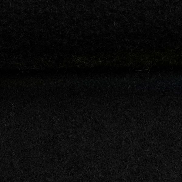 Merino aus 100% Schurwolle - Wollstoff schwarz von Swafing Wollwalk Walkloden