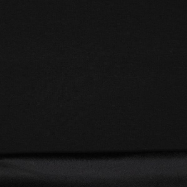 Alpenfleece uni schwarz – kuschelweicher Babysweat Nicki Wintersweat