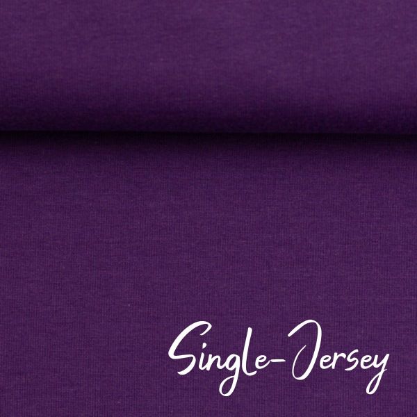 Jersey uni violett - Baumwolljersey VANESSA von Swafing