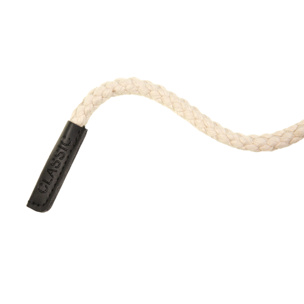 Kordelende aus Lederimitat schwarz für Kordel bis 10mm Durchmesser (2 Stück)