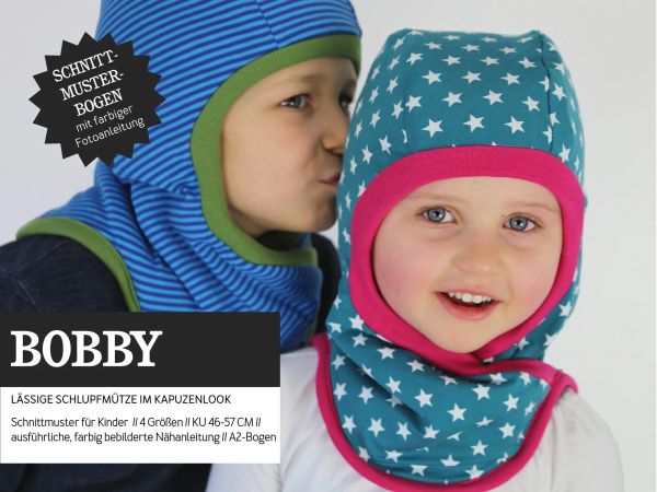 Schnittmuster Kids BOBBY • Schlupfmütze von Studio Schnittreif • in 4 Größen Schalmütze
