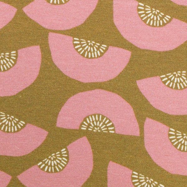 Jersey mit abstrakten Blüten wie Melonen – Serie Smilla von Swafing FS22