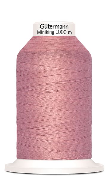 Nähgarn altrosa Fb. 0473 - 1000m Miniking Allesnäher Garn von Gütermann - Nähseide für Overlock Coverlock