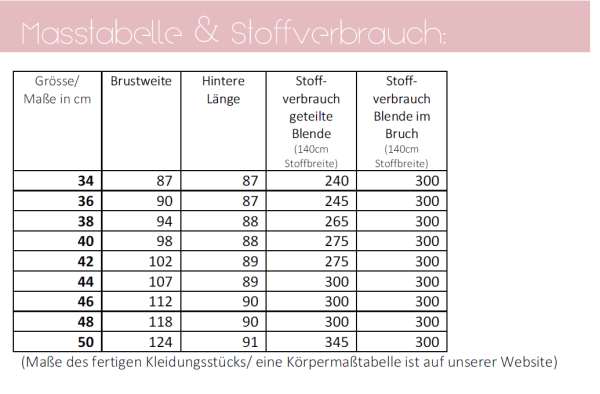 Schnittmuster Long Cardigan Damen Lillesol woman No.46 Gr. 34-50