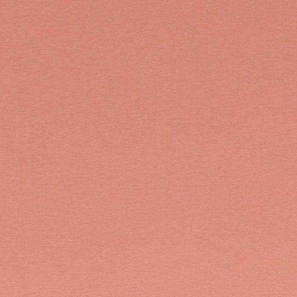 Sweat uni altrosa coral – French Terry MAIKE von Swafing