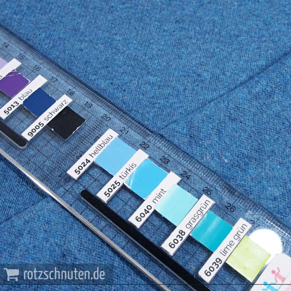 Weicher Strickstoff jeansblau – BENE denim blau von Swafing