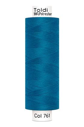 großes Rolle Nähgarn türkis blau Fb. 61 - 500m Gütermann Allesnäher - Toldi Nähseide