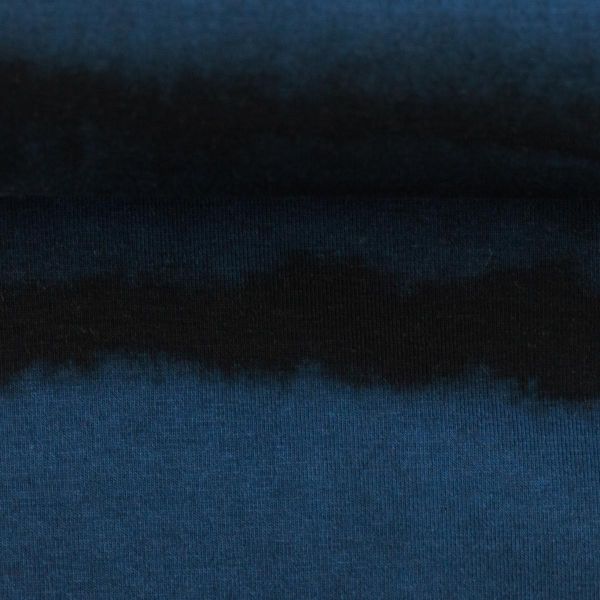 Jersey Streifen meliert blau schwarz – Serie Franjo El Piranho Feed Me by Thorsten Berger von Swafin