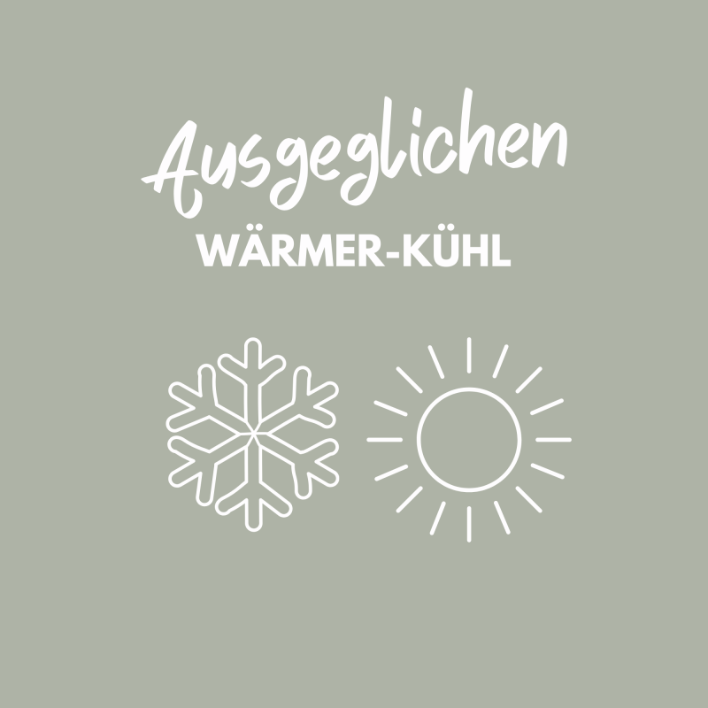 ausgegelichene Farbtöne