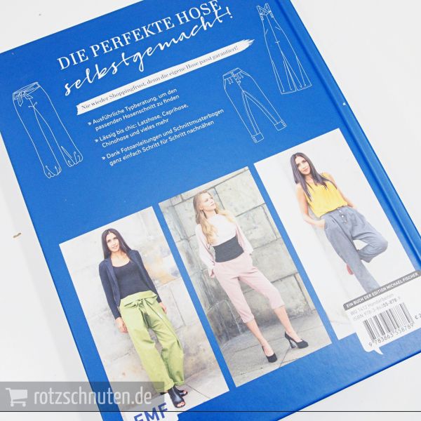 Hosen nähen – Damenschnitte in Größe 34-46 mit 4 Schnittmusterbogen