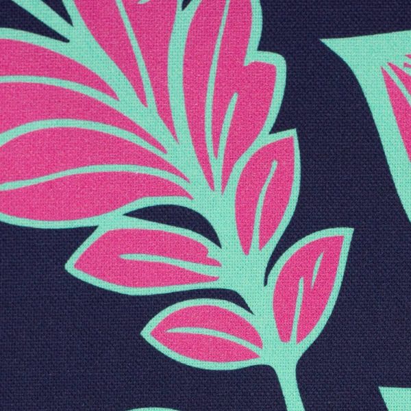 Deko Baumwollstoff Simply Sunshine dunkelblau pink mint von Lillesol & Pelle