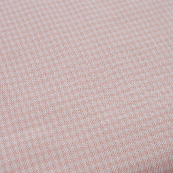 SALE - Baumwolle Vichy Karo 2mm zart rosa – Georgsdorg von Swafing