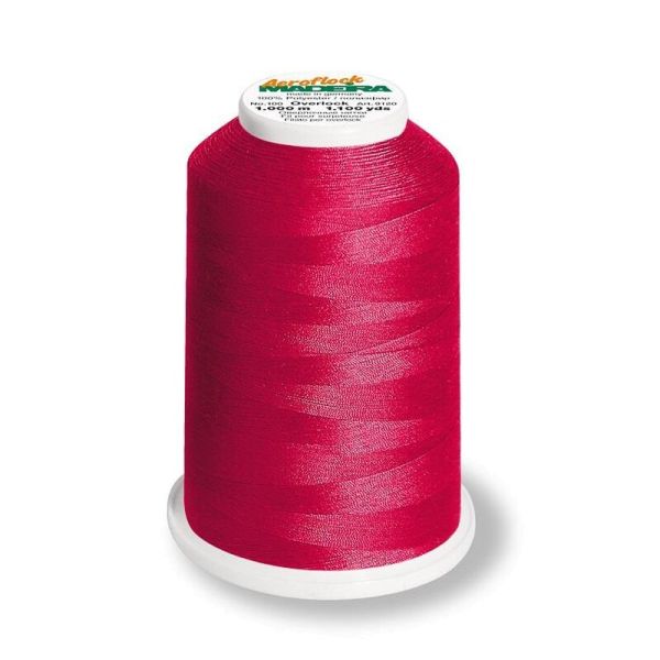 Aeroflock 100 neon beere pink - 1000m Bauschgarn von Madeira - Overlock Garn