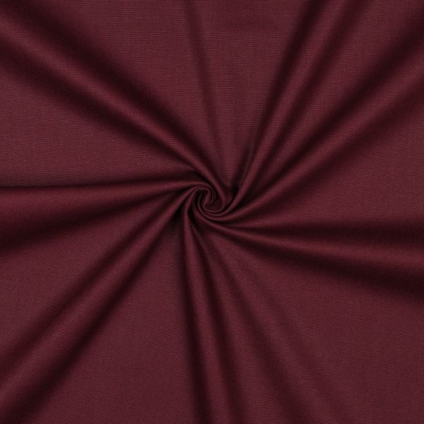 Baumwolle Canvas aubergine – robuster Dekostoff für Kleidung und Accessoires