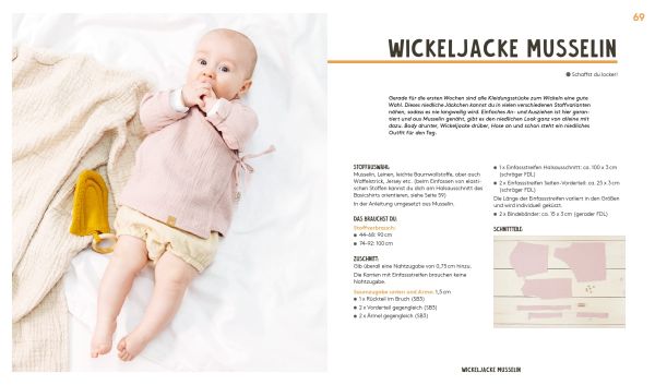 HEJ. Babymode – Erstausstattung im Skandi-Look nähen in Gr. 44-92 von Jules Naht