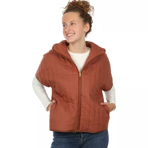 Schnittmuster FRAU KYRA • Weste mit Kapuze von Studio Schnittreif • Gr. XS-XXL