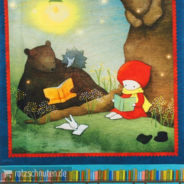 Baumwolle Märchenstunde – Poppi Loves by Santoro – 60cm Panel