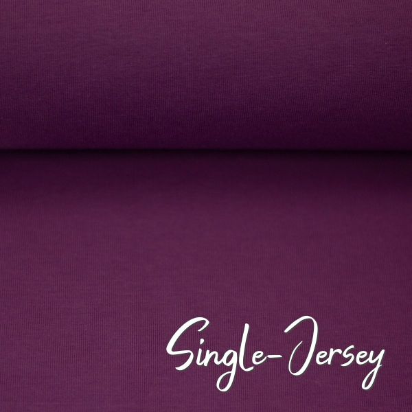 Single Jersey beere - Baumwolljersey VANESSA von Swafing