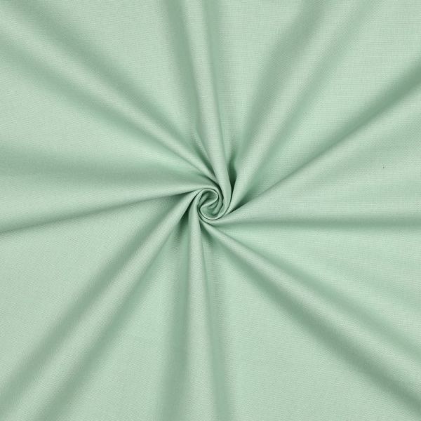 Baumwolle Canvas mint – robuster Dekostoff für Kleidung und Accessoires