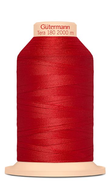 feines Overlock Garn Tera 180 rot Fb. 365 – 2000m Coverlock Overlockkonen von Gütermann Nähseide
