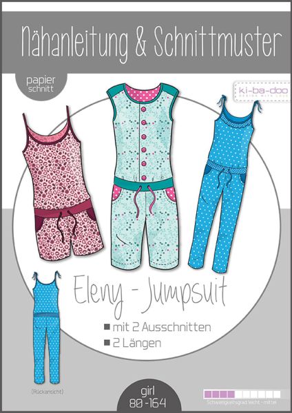 Schnittmuster Jumpsuit Eleny von KiBaDoo