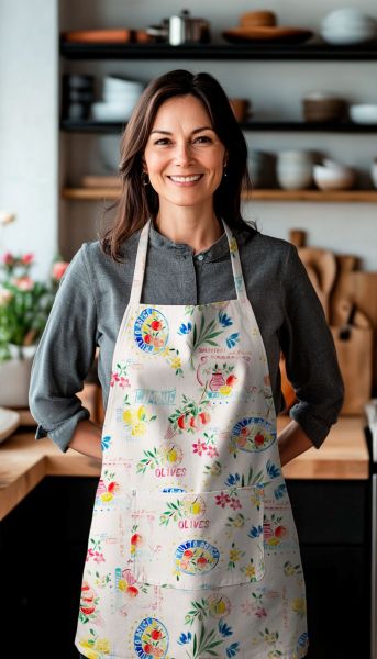 Dekostoff Sommer Früchte Zitronen - Baumwolle Canvas