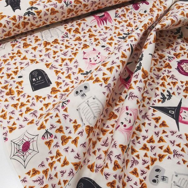 Baumwolle Vampir Hexe Kürbis Katze Halloween - Spooky 'N Sweeter Boo Crew AGF