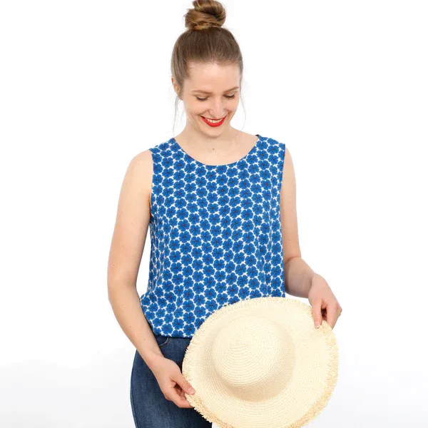 Schnittmuster FRAU MERLE • Trägertop von Studio Schnittreif • Gr. XS-XXL