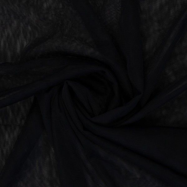 Softtüll in schwarz - weicher feiner Tüll für Ballerina Petticoat Schultüte Brautmode & Deko