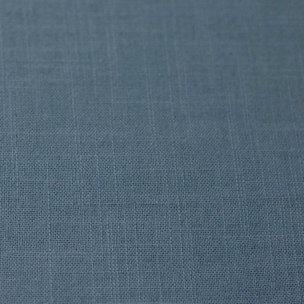 Double Slub Musselin rauchblau – Double Gauze Sorea aus Baumwolle