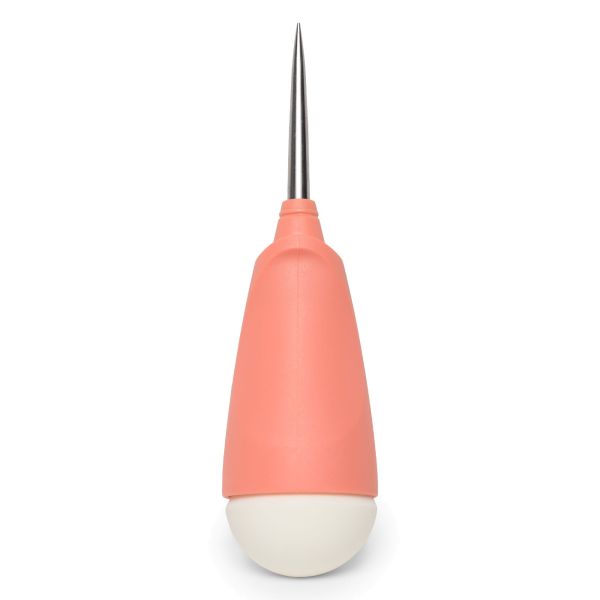 Prym Ergonomics Pfriem / Ahle mit Schutzkappe, 12 cm lang in apricot