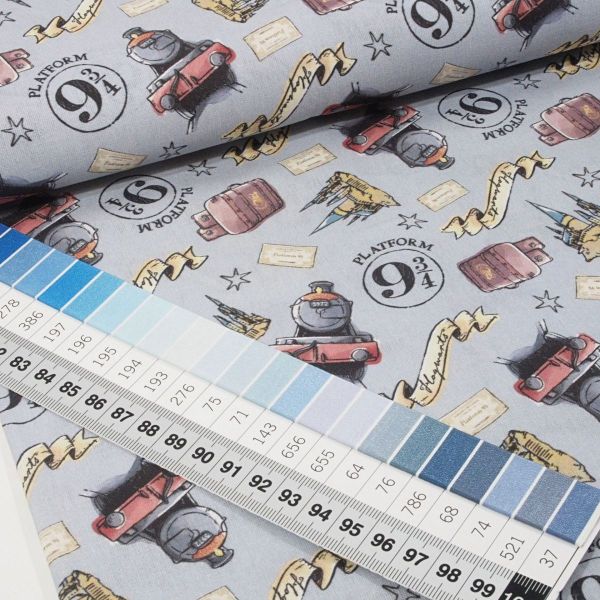 Baumwolle Harry Potter Zug Gleis 9 3/4 - Hogwarts Zauberschule