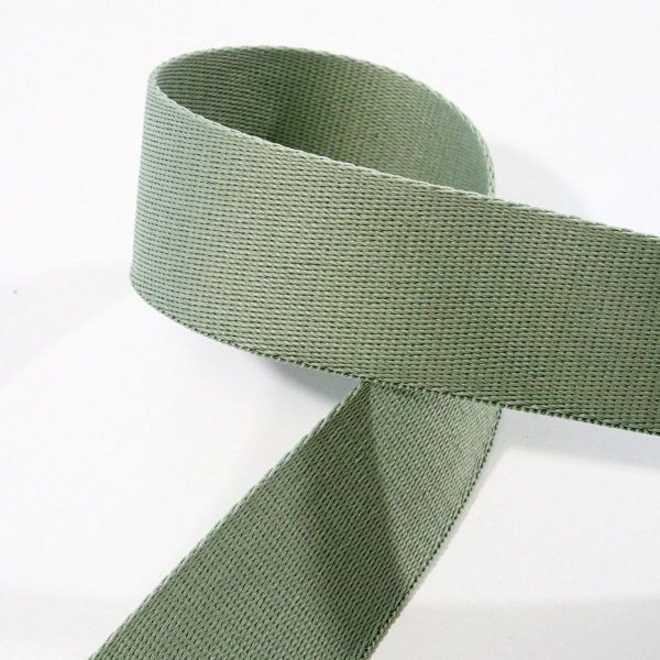 4cm SOFT Gurtband dusty green - Taschengurt Gürtelband Rucksack Einfassband