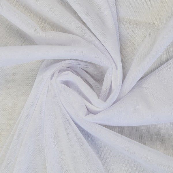 Softtüll in weiß - weicher feiner Tüll für Ballerina Petticoat Schultüte Brautmode & Deko