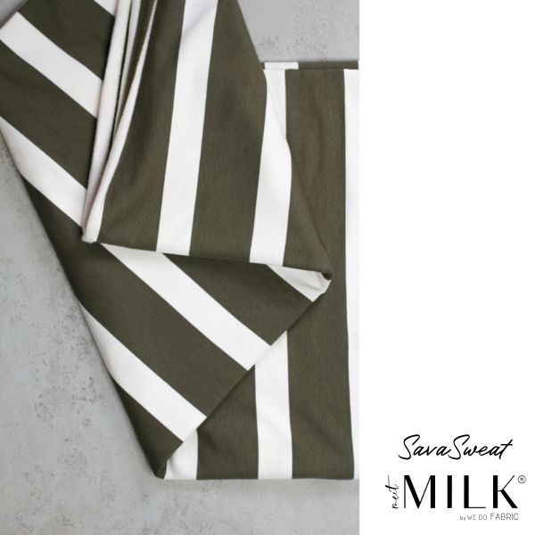 Sava Sweat khaki shell – meetMILK® Modal French Terry mit TENCEL™ Modal Fasern