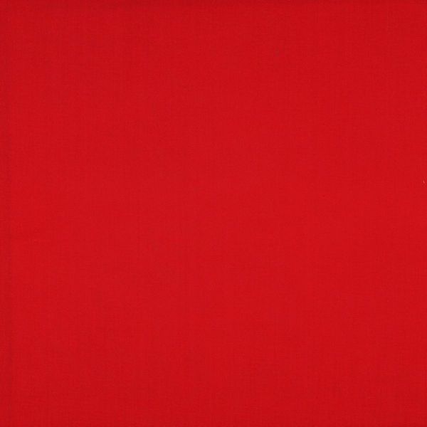 Baumwollstoff uni rot - Baumwolle Popeline – Cotton Poplin red
