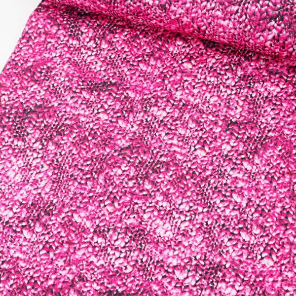 Modal Jersey Strickoptik beere – gestrickt von Tante Gisi für Lillestoff Magazin