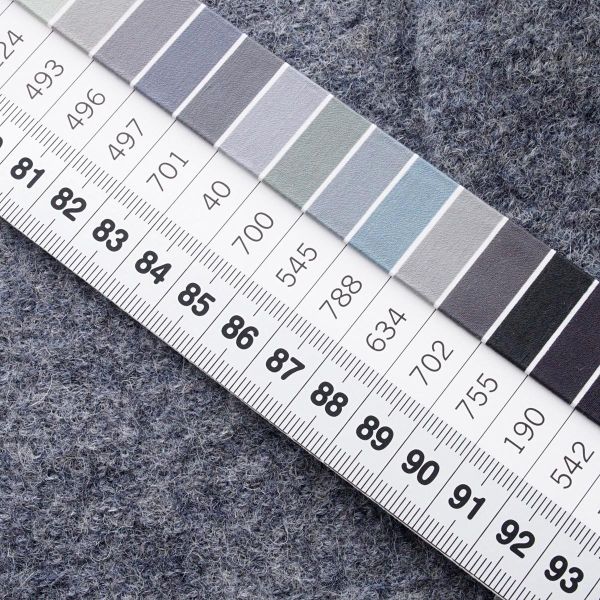 Klassischer Walkloden aus 100% Wolle grau – Wollwalk Naomi melange von Swafing