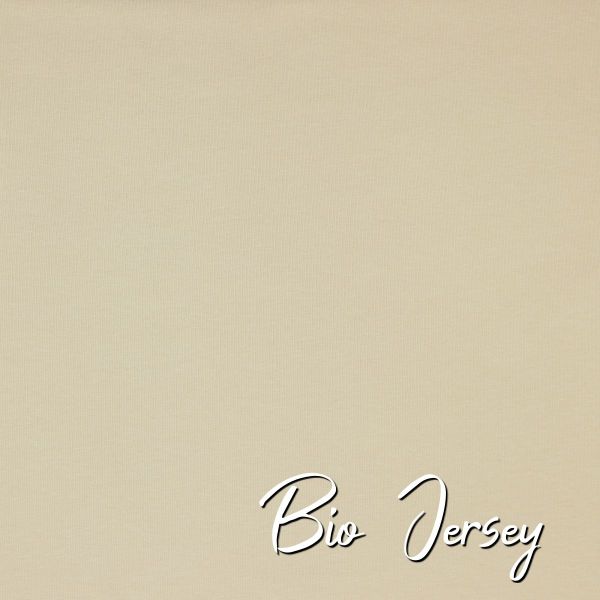 Bio Jersey uni haut beige – Baumwolljersey Organic nude
