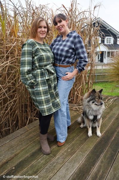 Flanellstoff Maverick kariert grün – aus reiner Baumwolle von Swafing