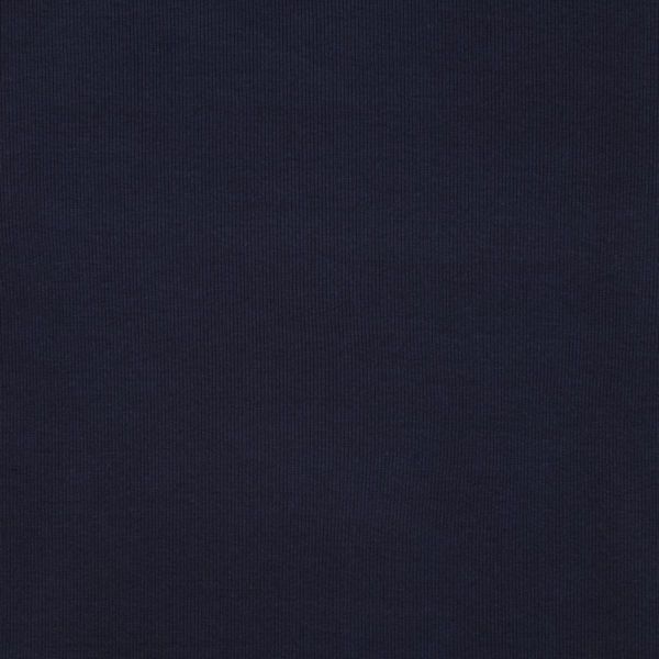 Bio Strickbündchen dunkelblau – fein geripptes Bündchen 2x2 Organic Rib Tube navy