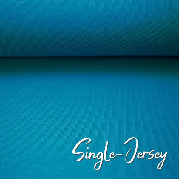 Single Jersey türkis blau - Baumwolljersey VANESSA von Swafing