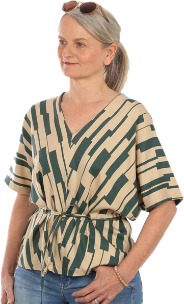 Schnittmuster FRAU YUUKA • leichte Tunika Bluse für Damen • Gr. XS-XXL