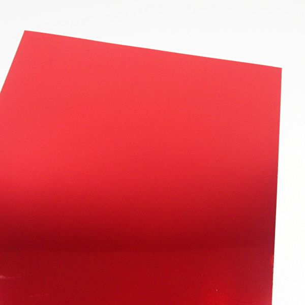 Flexfolie für Textildruck Duo Metallic rot A4 – glänzend oder matte Metallic Plotterfolie von Plottermarie