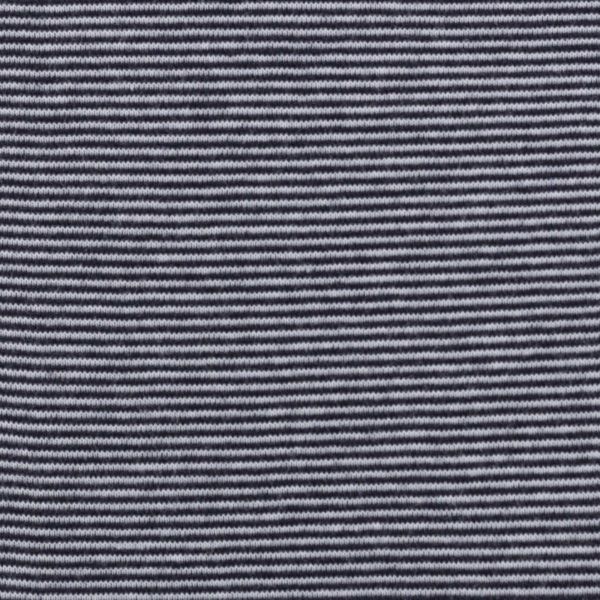 Bündchen Stella mit feinen Streifen navy weiß – Rib Stripes by Swafing