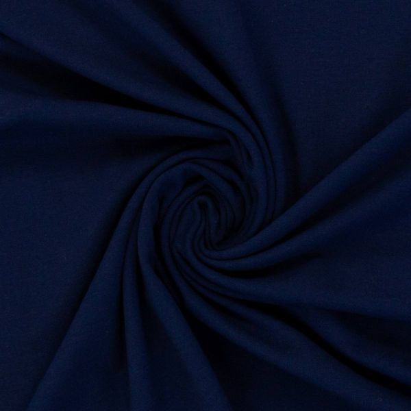 Soft Sweat uni nachtblau - angerauhter French Terry EIKE von Swafing